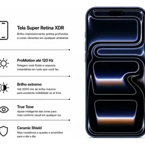 iPhone 17 Pro Max (256gb) Original Lacrado Garantia+ Nf (Novo com caixa aberta) - Imagem 3