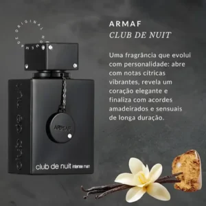 Perfume Club De Nuit Intense Armaf Edt 105ml Com Nf Original - Imagem 3