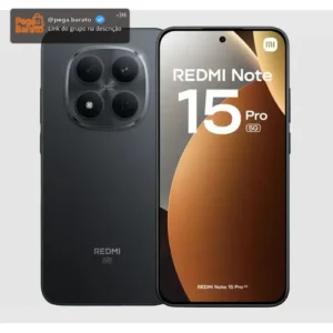 Xiaomi Redmi Note 15 Pro 5g Dual Sim 256gb 8gb Ram Global Preto - Imagem 1