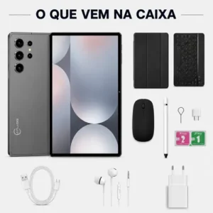 Tablet 10.1 4g 5g 6gb 128gb Android 13 Teclado Caneta Capa - Imagem 2