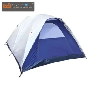 Barraca Camping Nautika Dome 3 Pessoas 1800mm Coluna D'água Cinza - Imagem 1