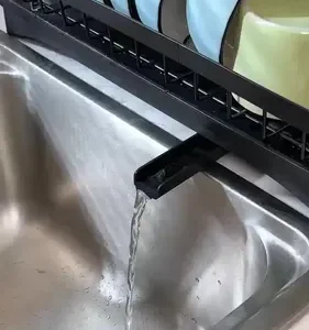 Escorredor De Louça dois andares para Prato Talheres Bancada Secador Organizador cozinha drenagem automatica 360° VAVICHICA - Imagem 2