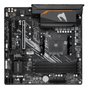 Placa Mae Gigabyte B550m Aorus Elite Am4 Ddr4 Hdmi M-atx Cor Preto - Imagem 2