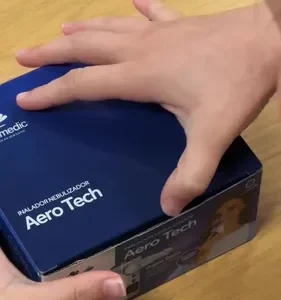 Inalador Nebulizador Aero Tech Portátil Tec. Mesh Relaxmedic - Imagem 2