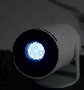 Projetor HY300 Smart Portátil Pholex Full HD 4K Android 11 WiFi Bluetooth Mini Projetor Home Theater Branco Imagem Nítida Alta Luminosidade Som Potente Compatível com Celular TV Box e Notebook - Imagem 10