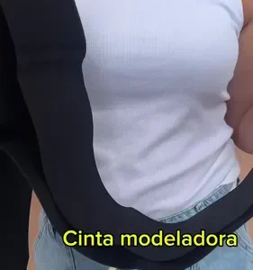 Cinta Modeladora Redutor De Cintura Sauna Masculino Academia - Imagem 2