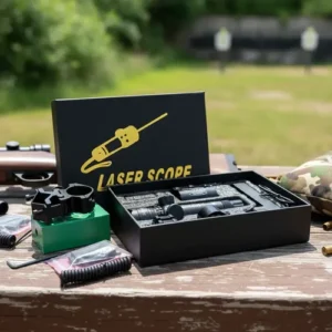 Mira Laser Vermelho Carabina Airsoft Com 3 Suportes - Imagem 2