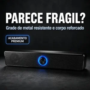 Sound Bar 32cm Gaming Mini Para Pc Notebook Desktop Laptop - Imagem 2