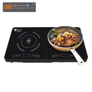 Fogão cooktop - Philco PCT20P cor preto - 2 queimadores - Imagem 1
