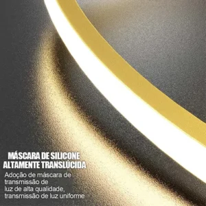 Lustre Led Sala Moderno 60w, 3 Arcos Pendente Luminária Teto - Imagem 9
