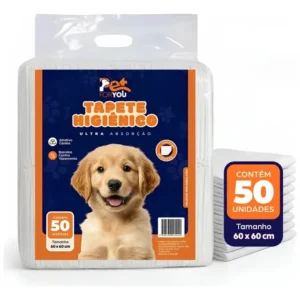 Tapete Higiênico Pet 50 Unidades 60x60 Descartável Cão Gato - Imagem 11
