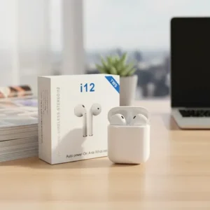 Fone de Ouvido Bluetooth I12 TWS sem Fio Cor Branco - Imagem 7