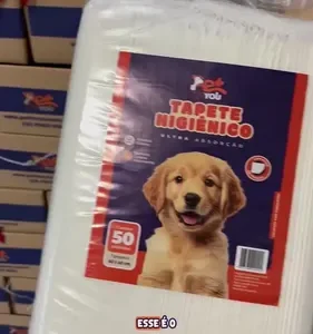 Tapete Higiênico Pet 50 Unidades 60x60 Descartável Cão Gato - Imagem 2