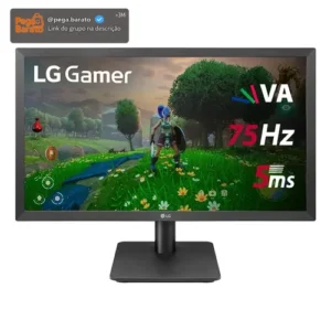 MONITOR GAMER LG 22MP410 - TELA VA DE 21.5", FHD (1920X1080), 75HZ, 5MS (GTG), HDMI, FREESYNC - Imagem 1