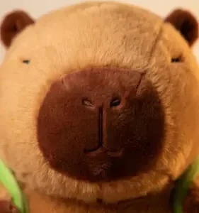 Capivara Filó Pelúcia Gigante Antialérgica Bichinho De Pelúcia Macio Brinquedo Infantil E Adulto Decoração Quarto Presente Criativo Confortável Seguro Alta Qualidade Brasiliana Tech - Imagem 2