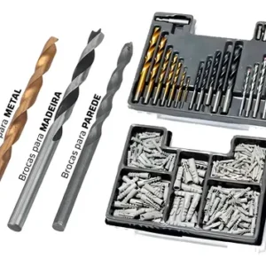 Furadeira De Impacto Bosch GSB 450 RE 450W 10mm Com Brocas e Buchas - Imagem 5