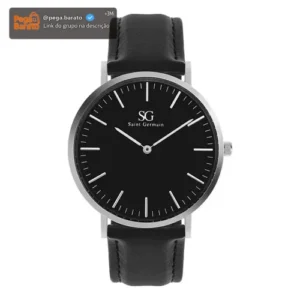 Relógio Masculino Saint Germain Murray Caixa Prateada de 40mm - Imagem 1