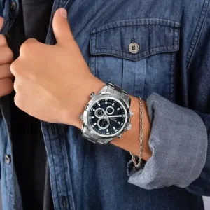 Relógio Technos Masculino Ts Digiana Prata - Bj4060aa/1a - Imagem 3