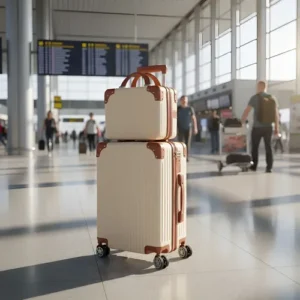 Mala De Viagem 10kg Promoção Rodas 360° Miami Com Frasqueira - Imagem 4