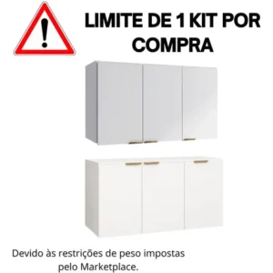 Kit Armário De Cozinha Organizador Industrial Retro - Imagem 3