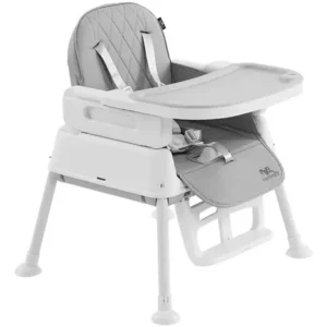 Cadeira De Alimentação Infantil 3 Em 1 Harmony Maxi Baby - Cinza - Imagem 3