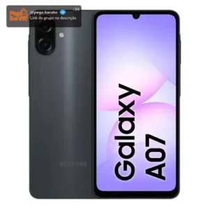 Celular Samsung Galaxy A07 256gb, 8gb, Câmera 50mp, Tela 6.7 , Proteção Ip54, Processador 6nm - Preto - Imagem 1
