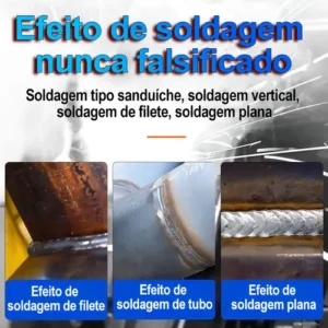 Máquina Solda Inversora Profissional Portátil E Potente Eletrica Eletrodo Mma Frequência 50/60 Hz - Imagem 4
