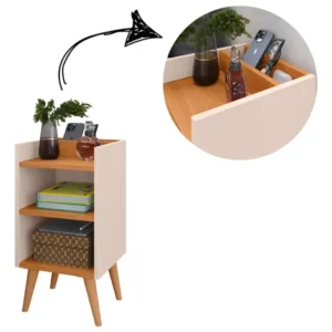 Criado Mudor P/ Cama Box Compacto C/ Prateleira Max - Imagem 4