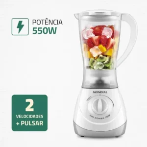 Liquidificador Easy Power 550w 1,9 Litros Mondial Branco - Imagem 7