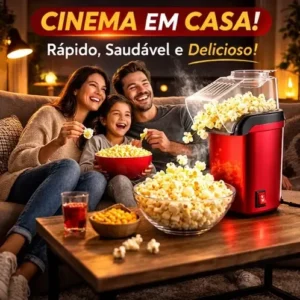 Pipoqueira Elétrica 110v Sem Óleo 1200w Ar Quente Saudável - Imagem 8