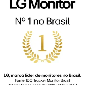 Monitor PC Gamer LG 24” IPS, Full HD, 100Hz, HDMI - 24MS500-B - Imagem 3
