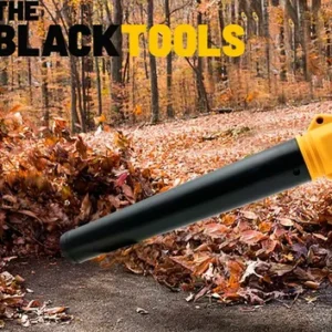Soprador De Folhas The Black Tools Tcb21b A Bateria Aspirador Elétrico Com Saco Coletor Cor Amarelo e Preto - Imagem 7