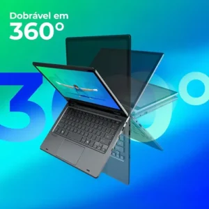 Notebook 2 em 1 Positivo Duo C8128E Intel Celeron N4500 Windows 11 Home 8GB RAM 128GB eMMC 11” LED HD IPS – Cinza - Imagem 6