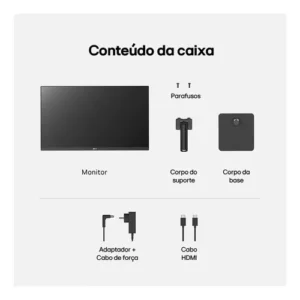 Monitor PC Gamer LG 24” IPS, Full HD, 100Hz, HDMI - 24MS500-B - Imagem 5
