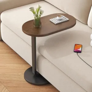Mesa Apoio De Canto Lateral Notebook Café Suporte Sofá Cama - Imagem 4