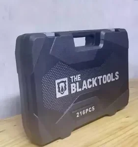 Jogo Soquetes Catracas Ferramentas Kit Chave 216 Peças Completa Oficina Master Maleta Tkf216 The Black Tools - Imagem 2