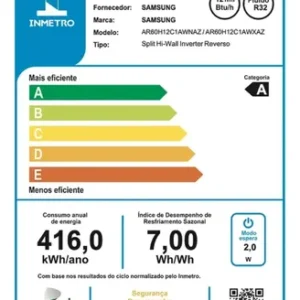 Ar Condicionado Samsung Windfree Ai Pro Inverter 12.000 Btus Quente e Frio R-32 - Imagem 12