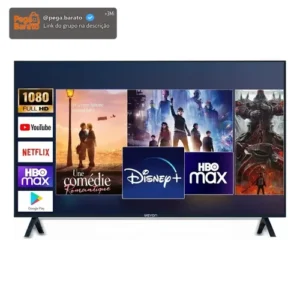 Smart Tv De 40 Weyon 40wdsnmx Com Tela Led Full Hd - Preto - Imagem 1
