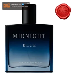 Perfume Masculino Midnight Blue Alta Fixação Fero Blue 100ml - Imagem 1