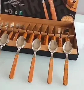 Jogo Talher Churrasco Com Colheres Tramontina Jumbo 18 Peças - Imagem 2