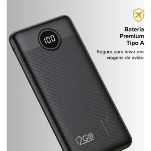 Carregador Portátil Power Bank Turbo i2GO 10000mah 20w Com Display Digital - Imagem 9