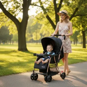 Carrinho de Bebê Com Alça Reversível YouTurn Maxi Baby - Gold - Imagem 3