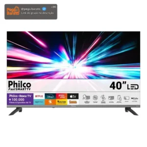 Smart Tv Philco 40'' Full Hd Roku Tv Hdr10 Dolby Áudio P40cra - Imagem 1