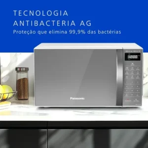 Micro-ondas De Mesa Panasonic, 21 Litros, Branco, Espelhada - Imagem 6