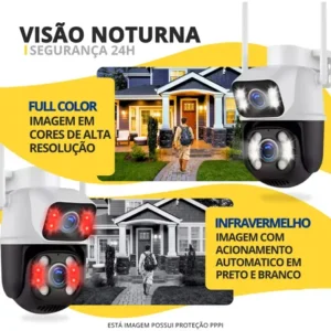Câmera Segurança Ip Externa Wifi A28 App Icsee À Prova Dágua - Imagem 8