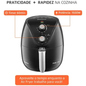 Fritadeira Sem Óleo Air Fryer 3,5L Mondial 1500W AF-31 - Imagem 8