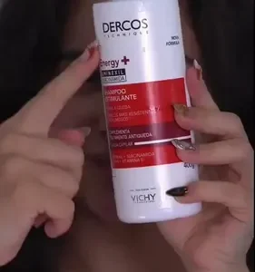 Shampoo Antiqueda Estimulante com Aminexil, Dercos Energy+ Vichy, 400g - Imagem 2