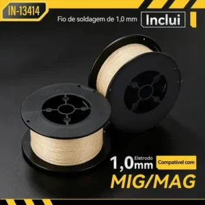 Maquinas de Solda Inversora 300a 3 Em1 Mig Tig Mma Bivolt 110/220v Portátil Profissional Com Display Digital +Acessórios - Imagem 8