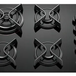 Cooktop 4 Bocas Dako Supreme Com Mesa de Vidro e Tripla Chama Preto Bivolt - Imagem 3