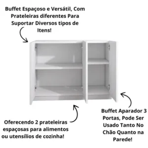 Kit Armário De Cozinha Organizador Industrial Retro - Imagem 4